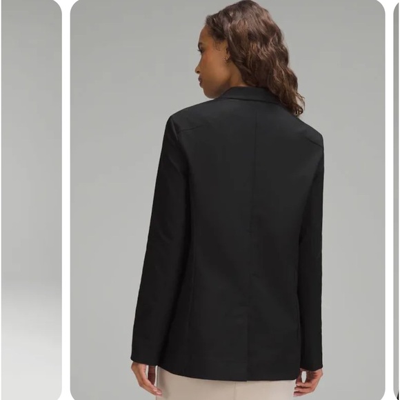 Lululemon relaxed twill blazer black XS NWT - Picture 3 of 11